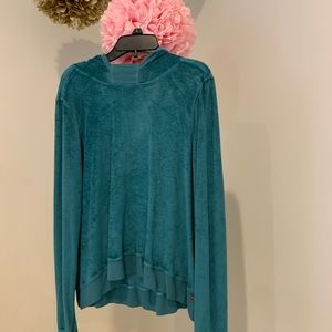 Hard Tail L.A. Green Teal Hoodie Shirt